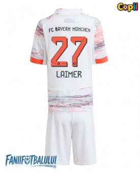 Bayern Munich Konrad Laimer #27 Echipament de Fotbal Replică 2025-26 Copii Deplasare (+ Șorturi)